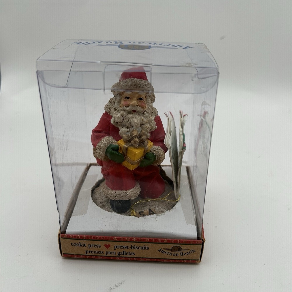American HEARTH Cookie Santa Face Holiday Baking NIB See Pic
